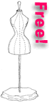 Download free this Dress Form Pattern from Lincoln Mods Company designed to fit our 24  inch Fashion Plate Collection