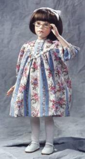 Click to enlarge image - Pi Biedy Head Mold - Drop Waist with V Yoke and Indian Outfit