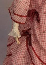 Click to enlarge image - Lady Marion - 1870 Summer Visiting Dress and Parasols