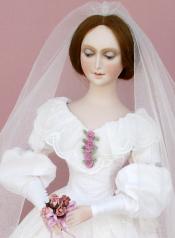 Click to enlarge image  - Lady Kathryn - 1840 Dress with Fitted Corsage