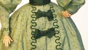 Click to enlarge image - Lady Kathryn Mold Set - 1830's French Fashion Dress with Hat