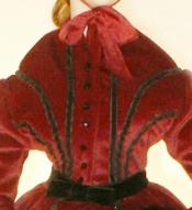 Click to enlarge image - Lady Marion Mold Set - 1850 Winter Dress with Fitted Coat, Hat & Muff