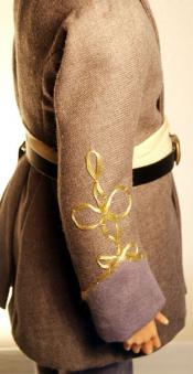 Click to enlarge image - Lord Christopher Mold Set - Confederate Uniform with Frock coat and Sword holder