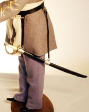 Click to enlarge image - Lord Christopher Mold Set - Confederate Uniform with Frock coat and Sword holder