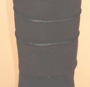 Click to enlarge image - Lady Marion 17 inch Mold Set - 1910 Black Charmeuse Manteau