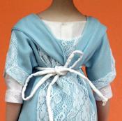 Click to enlarge image - Lady Marion 17 inch Mold Set - 1911 Dress of Chiffon and Lace