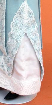 Click to enlarge image - Lady Marion 17 inch Mold Set - 1911 Dress of Chiffon and Lace