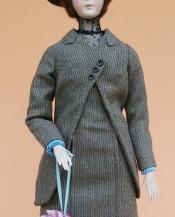 Click to enlarge image - Lady Marion 17 inch Mold Set - 1912 Traveling Suit