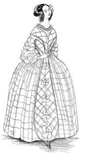 Click to enlarge image 1840 Day Dress - Pattern 84