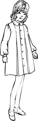 Click to enlarge image 1940's School Dress - Pattern 104