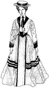 Click to enlarge image 1896 Gibson Girl Look - Pattern # 96