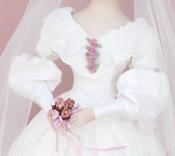 Click to enlarge image 1840 Dress with Fitted Corsage - Pattern 90