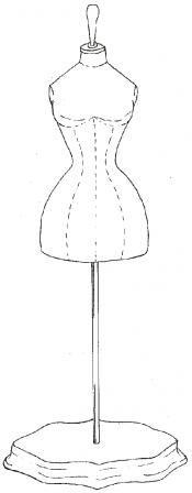order dolls and products online from lincoln mold company dress form sketches