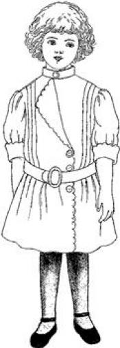 Click to enlarge image 1904 Dress that fits American Girl Dolls - Pattern 41