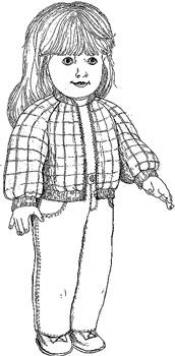 Click to enlarge image Jacket, Jean and T-Shirt that fits American Girl Dolls - Pattern 46