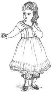Click to enlarge image 1854 Undergarments that fits American Girl Dolls - Pattern 55