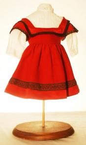 Click to enlarge image 1864 Dress with Guimpe that fits American Girl Dolls - Pattern 59
