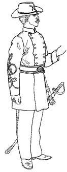 Click to enlarge image Civil War Uniform with Frock Coat - Pattern 80